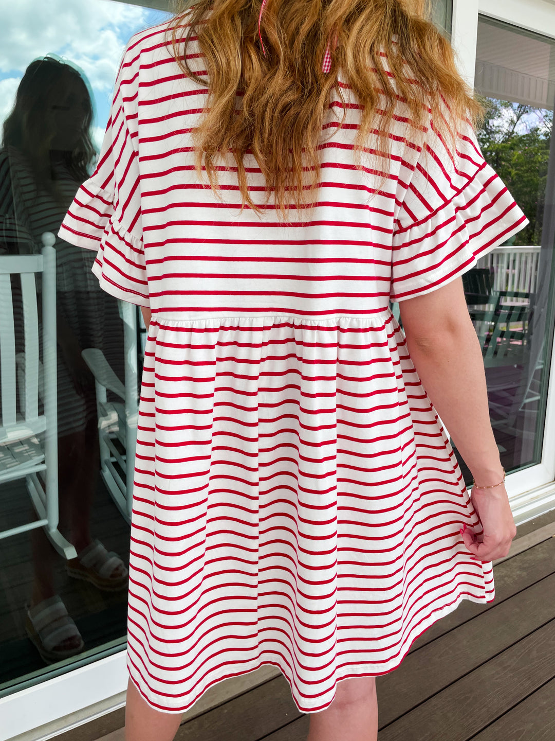 asos red stripe dress ASOS DESIGN halter maxi dress with bow detail in red stripe